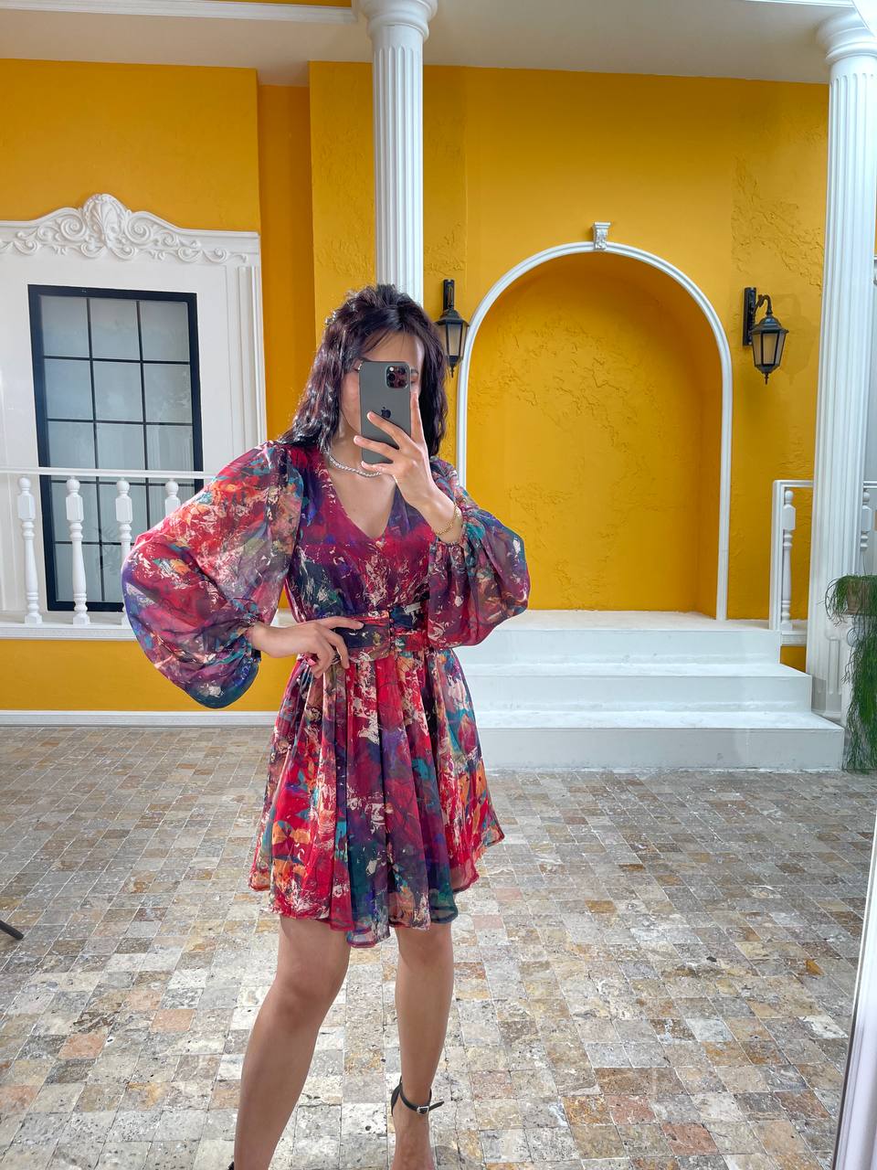 Red Silva dress