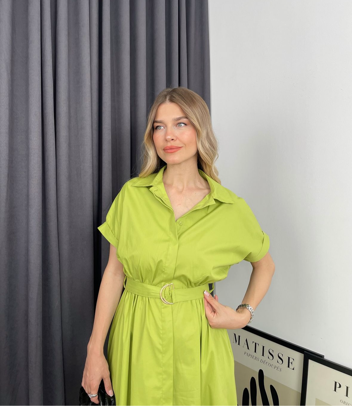 Pistachio Inci Dress