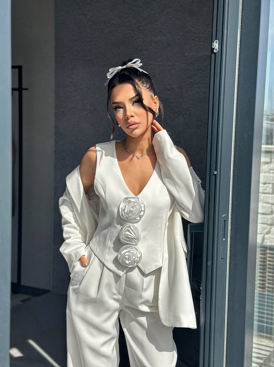 White Rose Vest