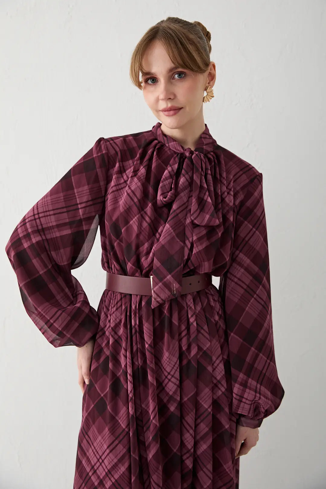 Isabella Plaid Dress