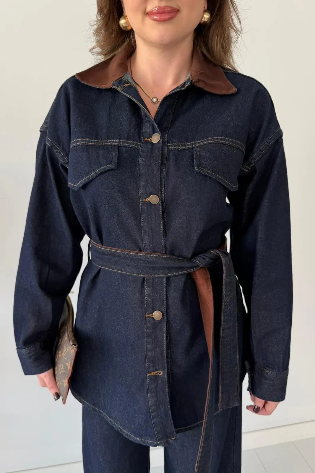 Cocoa Blue Denim Set