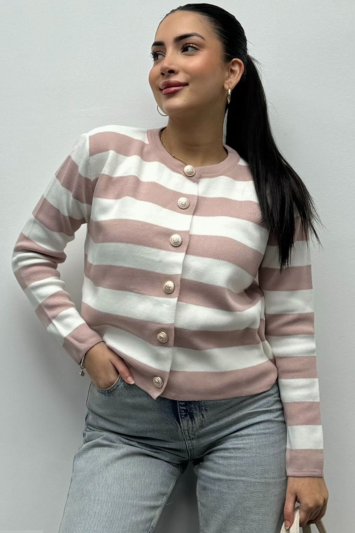 Rose Cardigan Top