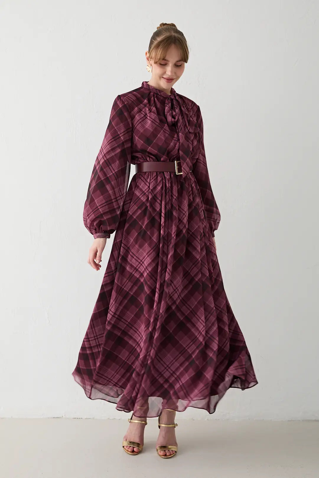 Isabella Plaid Dress