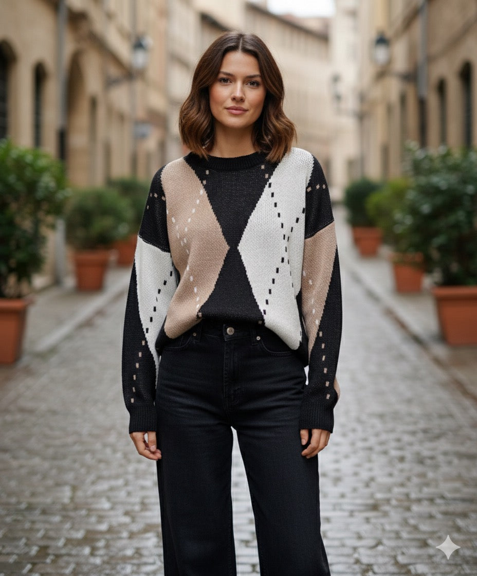 Black Baklava Sweater