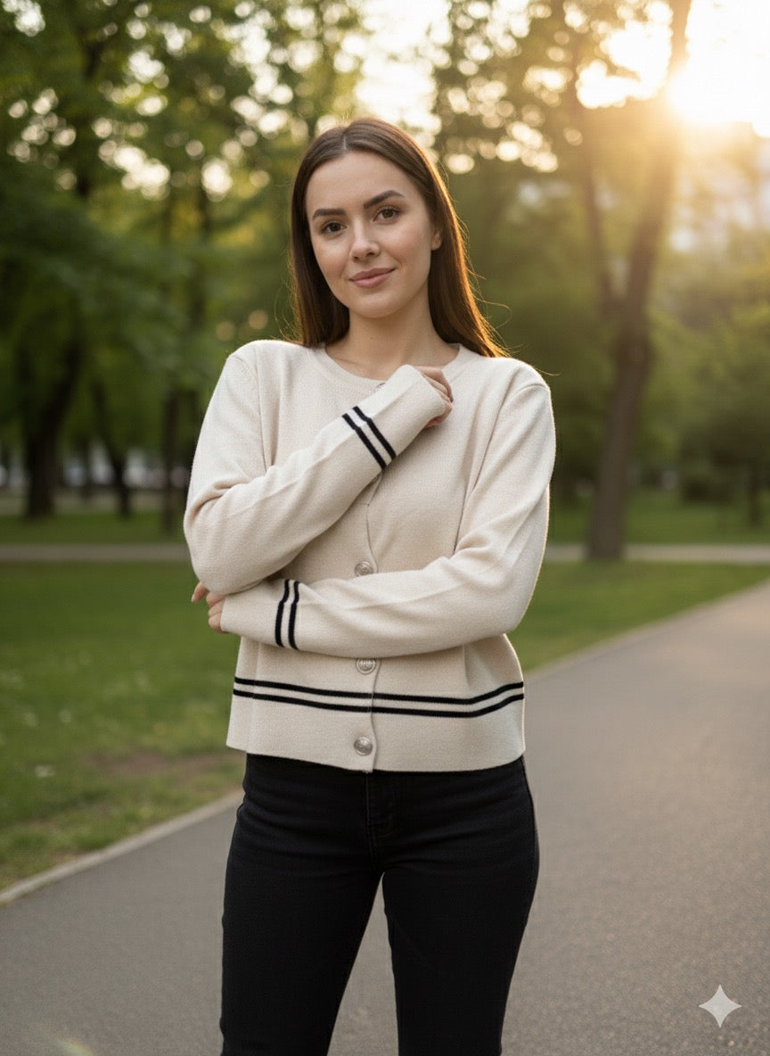 Elegant Cardigan Top