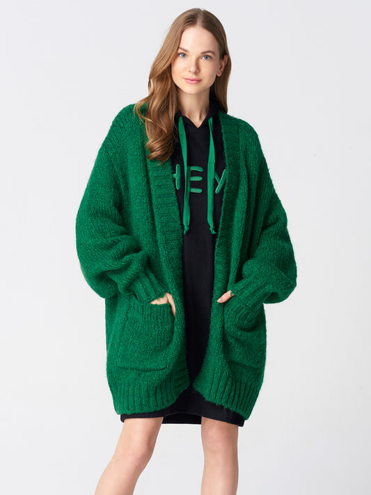 Green Cardigan Jacket