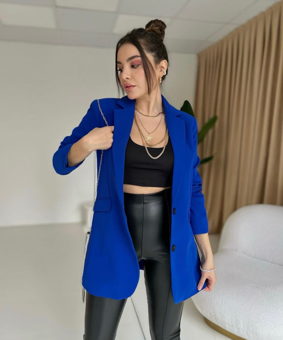 Indigo blazer