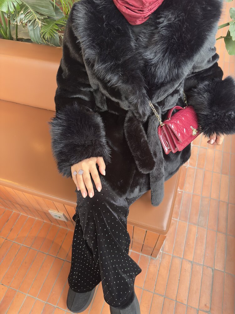 Black Fur Coat