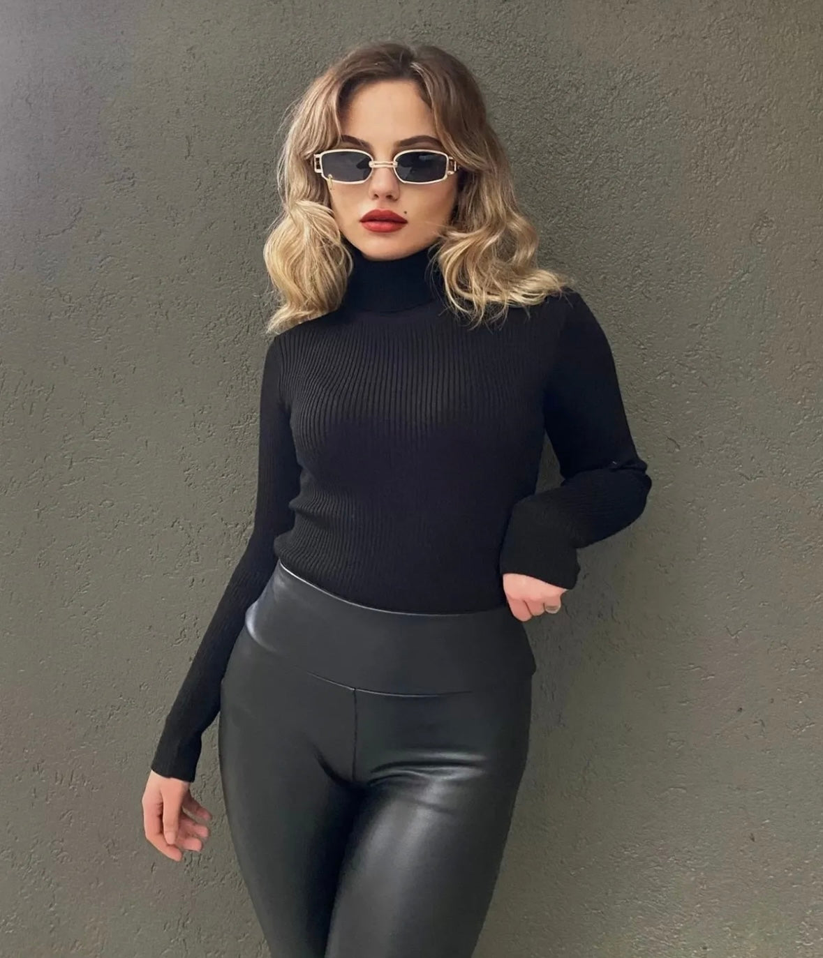 Black Turtleneck