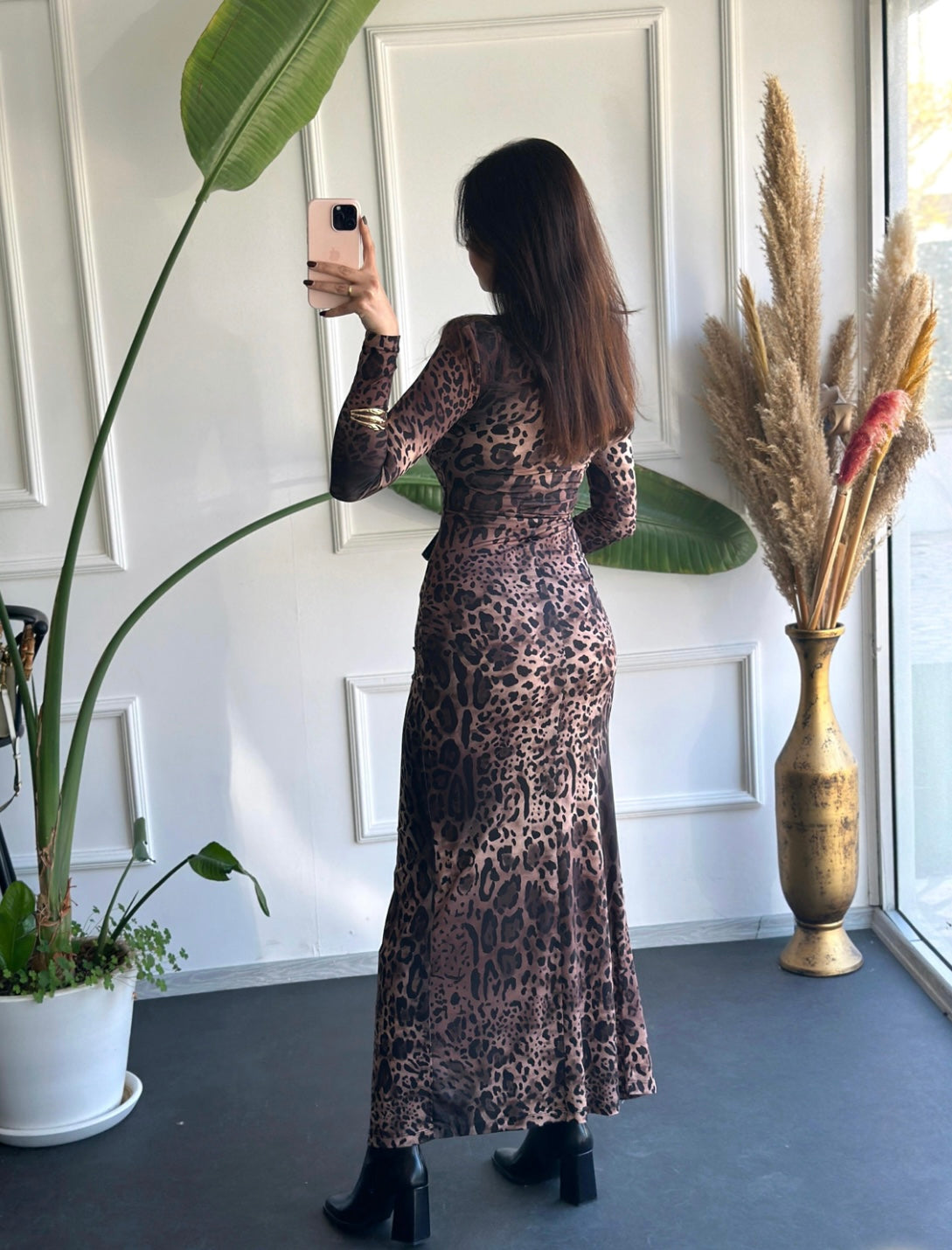 Goddess Leopard Dress