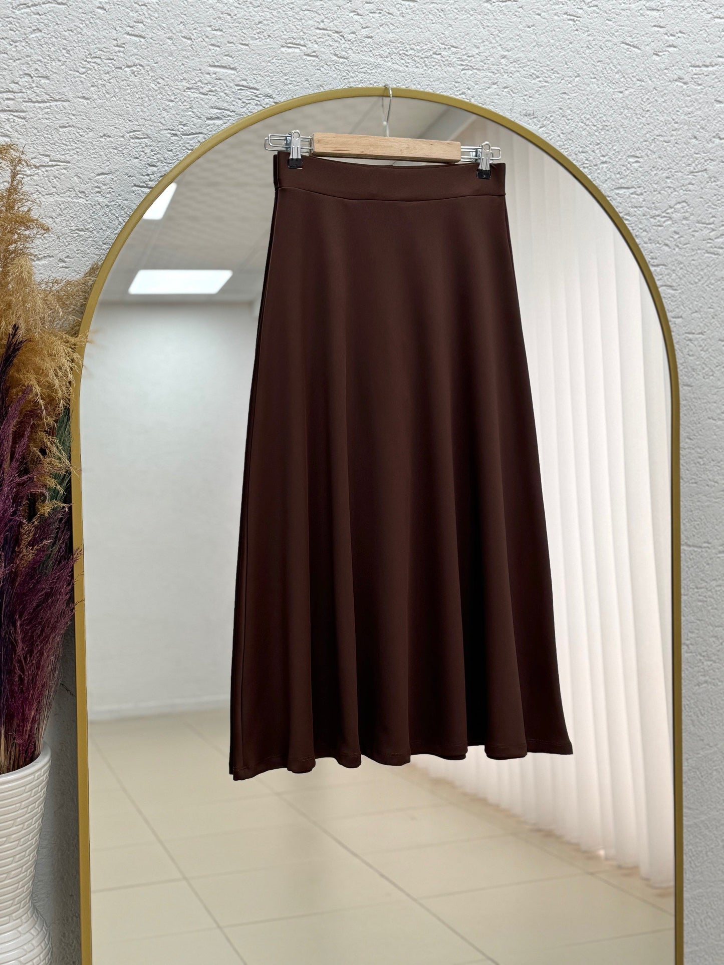 Vintage Brown Skirt Set