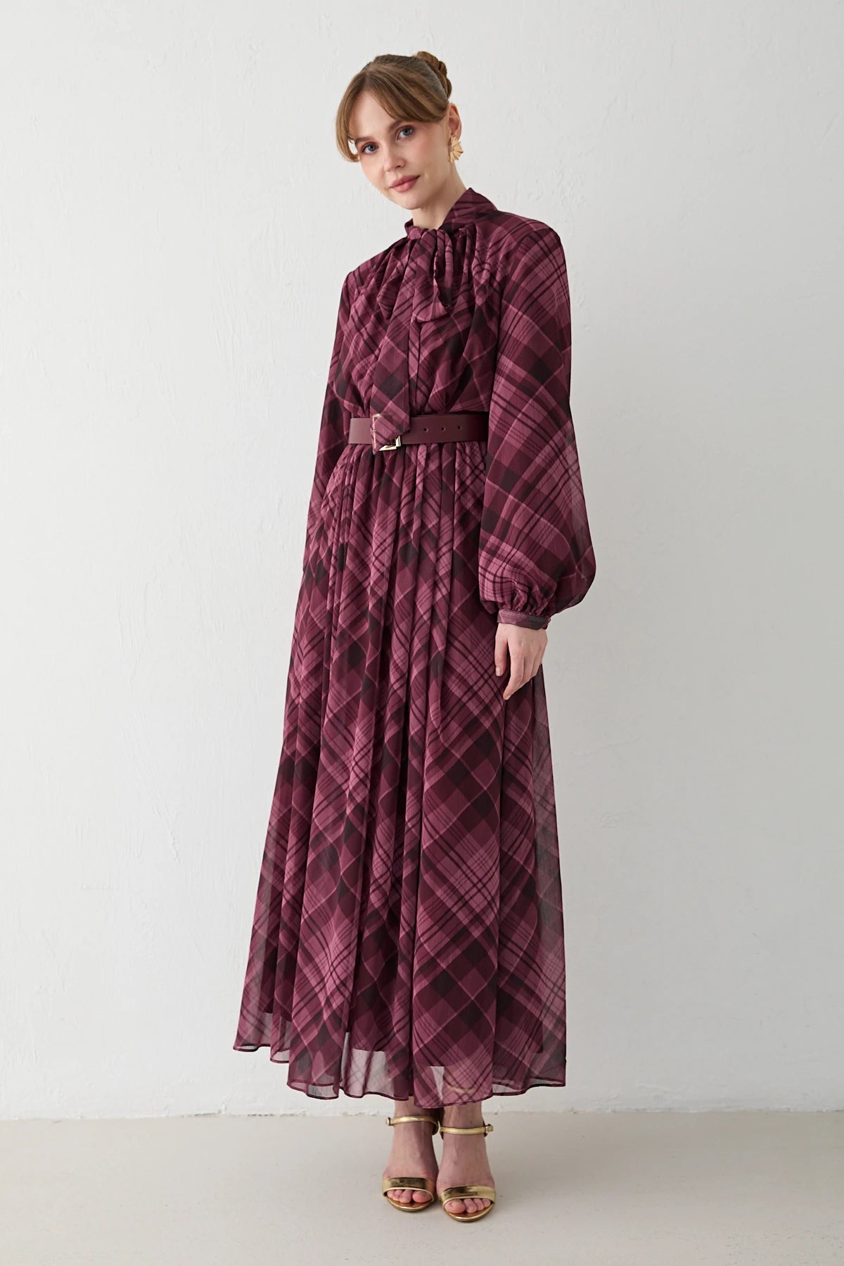Isabella Plaid Dress