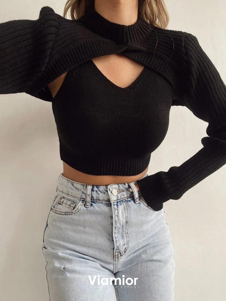 Black Extension Top