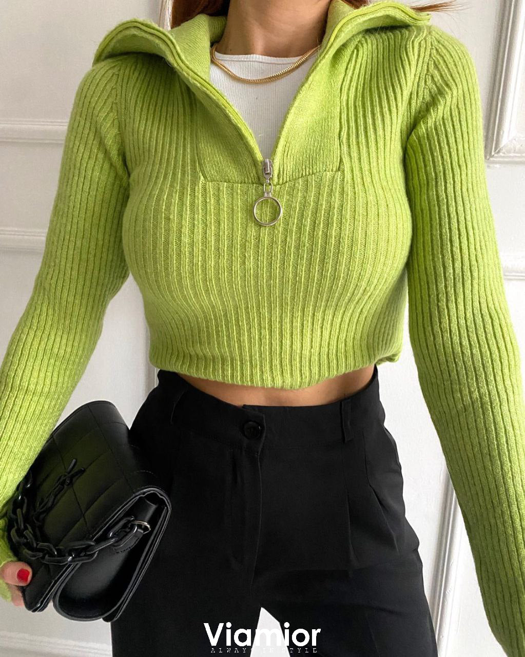 Pistachio Green Top